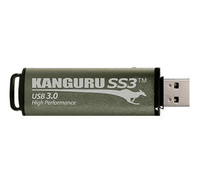 Kanguru SS3 Clé USB avec Protection contre l'écriture Non-Crypté